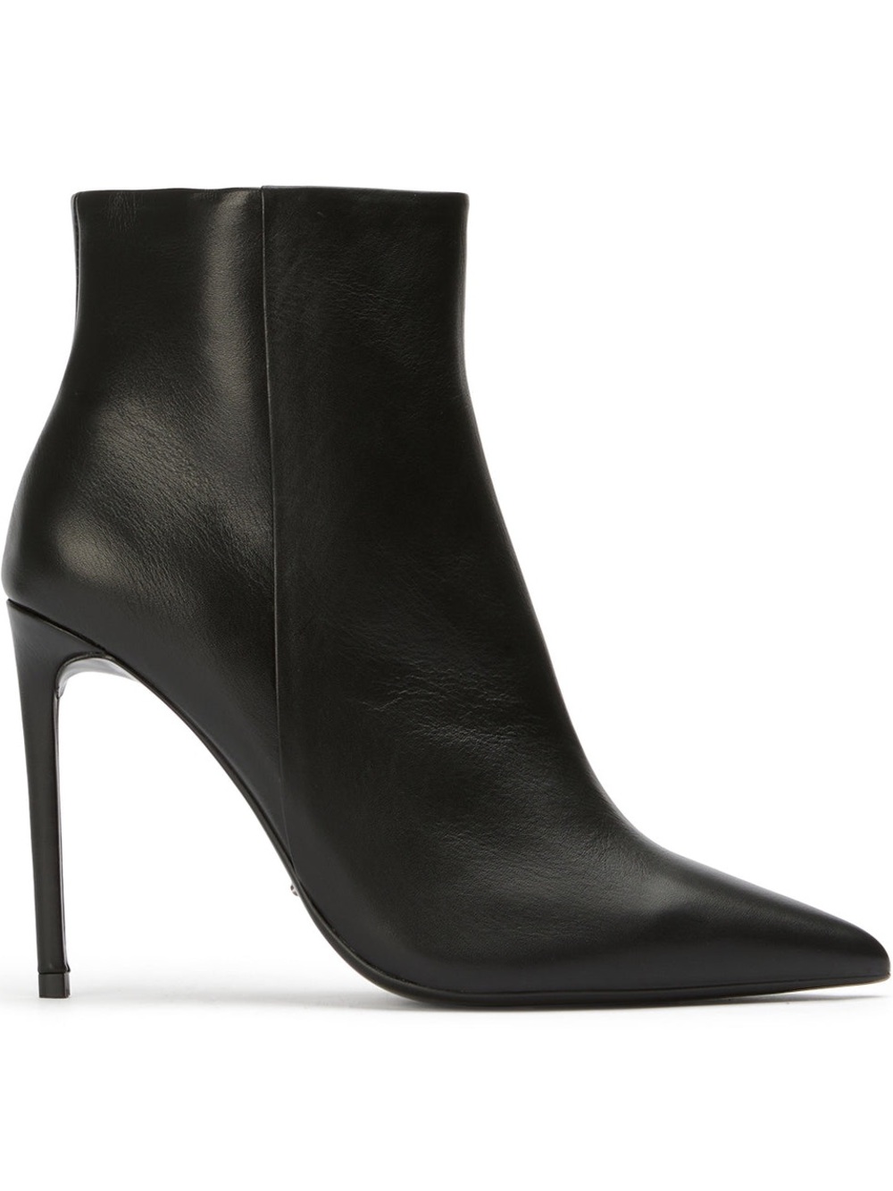 Tony Bianco Amar Black Venice Leather Pointed Toe Ankle Boots Size 8